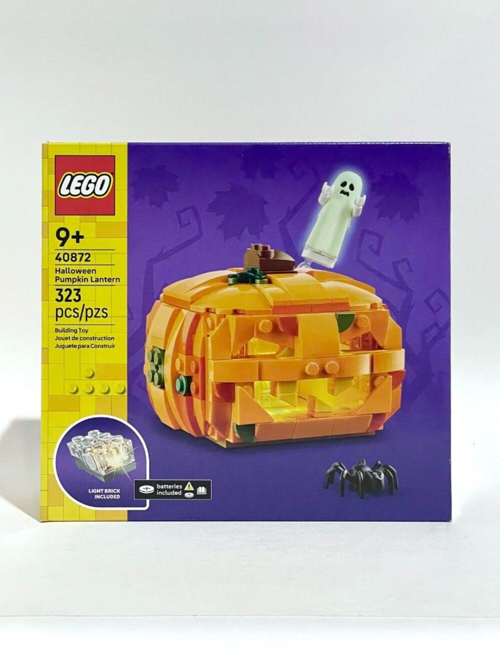 Lego 40872 Halloween Pumpkin Lantern Lights Up NIB New Sealed